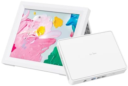 GL.iNet GL-B3000 (Marble) Wireless WiFi 6 Router, Wall-Mountable Photo Frame, Dual-Band AX3000, OpenVPN & WireGuard Support, Bark & AdGuard Home Parental Controls, OpenWrt, 3 Gigabit Ethernet Ports