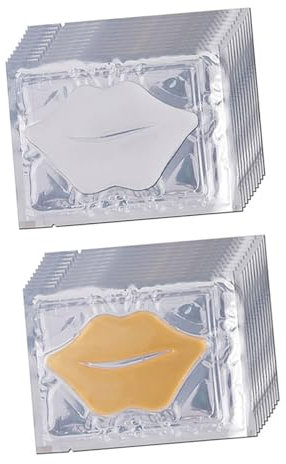 Ipetboom 20stücke Kollagen Lippenmaske Feuchtigkeitsspendende Lippenpads Kollagen Lippenpads Für Frauen Und Mädchen