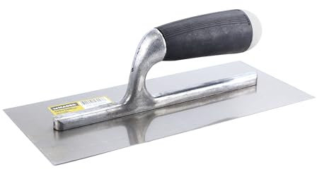 Llana - herramienta de acero carbono de 280x130mm, ideal para acabados lisos en la construcción. *