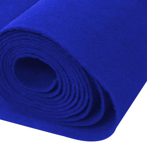 Liyadolaam Blauer Teppich-Gangläufer für Hochzeitszeremonie, 2 mm Dickes Polyester, Laufsteg-Teppich, Gehweg-Teppichrolle für Kirchenpartys, Innen- und Außenbereich, Hochzeitsdekorationen(1x10m)