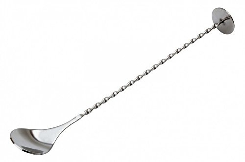 Kabalo Professional Stainless Steel Twisted Bar Cocktail Muddler Drinks Mixer Spoon Stirrer