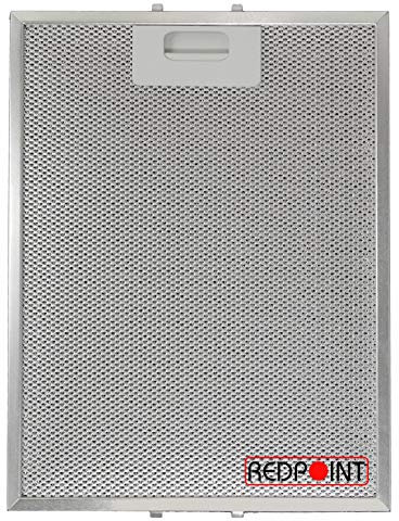 REDPOINT® Filtro de aluminio para campanas 247 x 327 x 9 mm. Adaptable: Turboair
