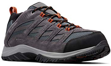 Columbia Crestwood WP wasserdichte Wanderschuhe für Herren, Grau (Graphite x Dark Adobe), 43 EU