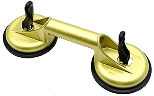 Extractor de Vidrio Con Ventosa de Aluminio,Espesador de Ventosa Doble,Removedor de Abolladuras/Almohadilla Para Mover Vidrios Grandes,Espejo De Ventana,Fijador De Brecha De Piso De Granito