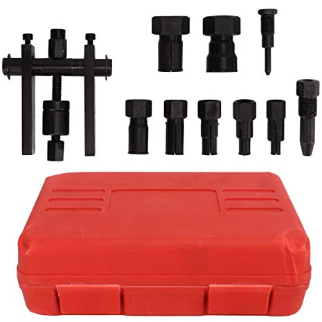 10 Piezas de Extractor de Rodamientos Internos de Motocicleta, Juego de Herramientas de Extracción de Rodamientos de Rueda de Motocicleta con Estuche de Almacenamiento, Kit de