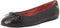 Tommy Hilfiger Damen Ballerinas Flat Bow aus Leder, Schwarz (Black), 40