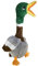 Kong Shakers Honkers Hundespielzeug, Ente, klein