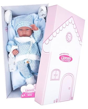 Llorens 73859 Nico - Muñeca bebé (38 cm), Color Beige
