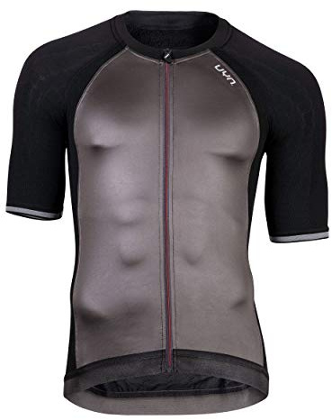 UYN Herren T-Shirt Biking Activyon Hybrid OW T-Shirt, Blackboard/Anthracite/Grey, M, O101255