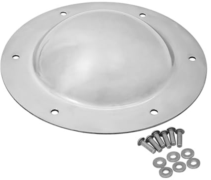 Lord of Battles Medieval Viking Shield Boss Umbo, Hand Forged 14 Gauge Steel Dome Shield Center with Rivets, Round Shield Fitting for LARP, Cosplay and Reenactment (Viking Boss :- 14 Gauge)