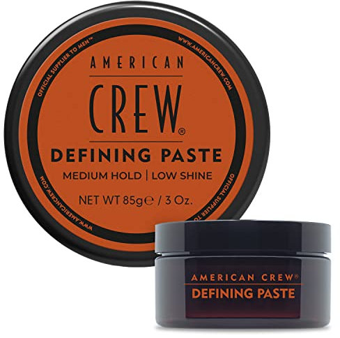 American Crew Defining Paste with Medium Hold & Low Shine, Gifts For Men, For Thickening & Texture, Matte Finish, Hair Styling Wax for Men - 85g