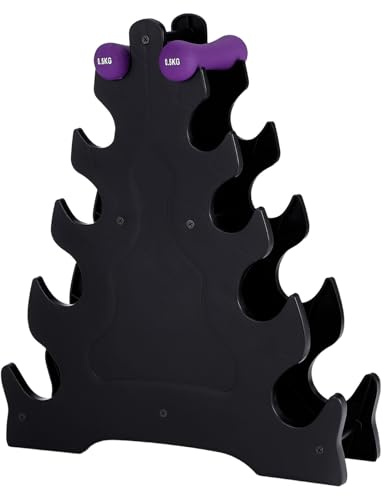 GOOHOCHY 1pièce Support Pour Haltères Rangement Et Affichage Chic Avec Design Structure Stable Capacité De Charge Élevée Pour Équipement De Fitness