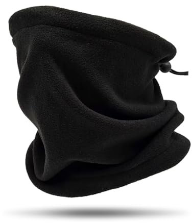 flintronic Cache Cou Elastique pour Homme et Femme, Tour de Cou Coupe-Vent et Respirant, Polaire Cache-Cou Écharpe, Respirante Vélo Masque Cache Couvre pour Sports Cyclisme Ski Randonnée