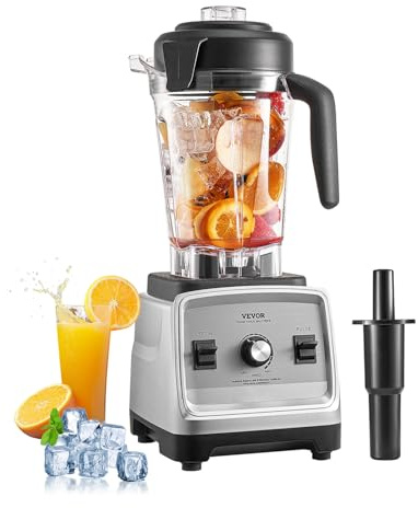 VEVOR Standmixer Smoothie Maker Blender 1600 W 2,5 L professioneller Mixer mit leistungsstarkem Motor, multifunktionaler Mixer zur Lebensmittelverarbeitung für Smoothies/Milchshakes/Säfte