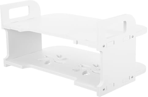 OSALADI Supporto per Proiettore Parete Rack per Router da Parete Staffa per Videoproiettore Mensola in Organizer Due