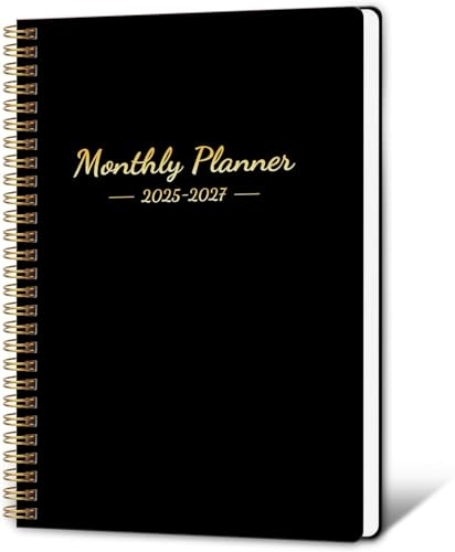 Monthly Planner 2026-2027, 2025 Calendar 24 Months Planner, JAN 2026 - JUNE 2027, 8.5x11, Personal Organizer with Monthly Goals, To-Do List, Habit Tracker, 24 Months for School Office Home Planning