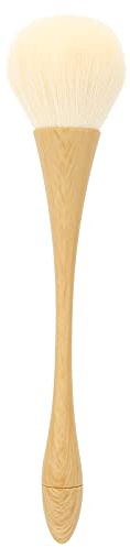 RIZGHWOY Spazzola per Polvere per Unghie in Nylon, Pennello per la Pulizia delle Unghie Morbidi e Soffici in Legno, 20 Cm, per Casa, Salone di Bellezza