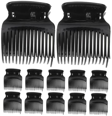HAPINARY 12 Pinzas para Rulos Calientes de Abs para Peinar y Seccionar el Cabello, Fáciles de Usar, Ideales para Mujeres y Niñas en Estilizado DIY