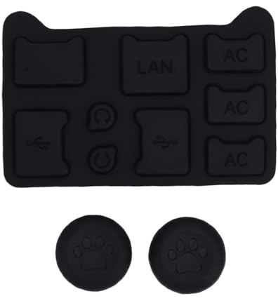 Plyisty Set di Tappi Antipolvere per Console da 11 Pezzi, Tappi Antipolvere in Silicone Morbidi e Delicati Sulla Pelle con Cappucci Joystick Antiscivolo per Console di Gioco 2 2025 da