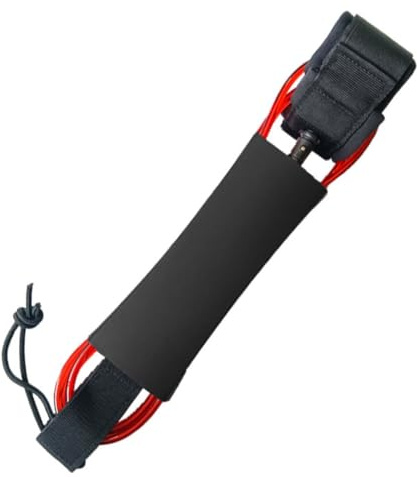 Bosiyrggrl Leash per Tavole da Surf con Lunghezza di 7 Piedi, Leash per Stand Up Paddle, Leash per Tavole da Surf per Una Pratica Sicura del Surf, Accessori per Kayak (Rosso).
