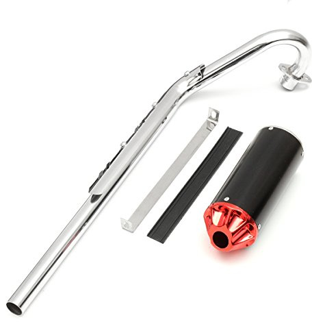 Alamor 110Cc 125Cc 140Cc Moto Échappement Pipe Système De Silencieux Pit Dirt Bike
