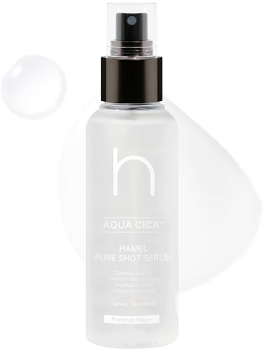 HAMEL Pure Shot Booster Calming Mist Serum︱3.38 fl. oz. / 100ml︱Improvement of Skin Barrier and Moisture Density, Skin Soothing, Virginia Witch Hazel Extraxt︱Vegan, Cruelty Free