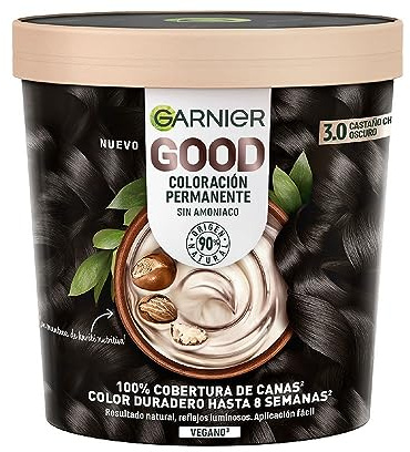 Garnier Good Permanente Haarfarbe Dunkelbraun Nr. 3.0, 1er Pack (1 x 1 Stück)