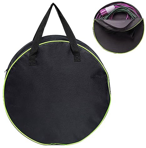 Jortmrd Ladekabel Tasche Elektroauto Strapazierfähige Wasserabweisende Kabeltasche 40 cm Ladekabeltasche EV-Kabeltasche Tragbare Aufbewahrungstasche für EV-Ladegeräte Verlängerungskabel (Schwarz)