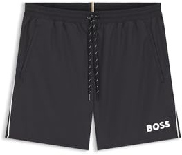 BOSS Starfish, Bañador Corto de los Hombres, Black1,
