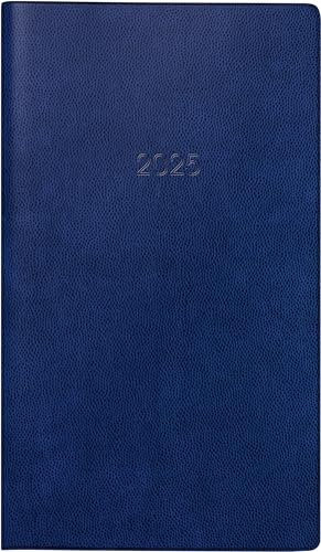 BRUNNEN Taschenkalender Mod. 740 2025 | A6, Kunststoff, dunkelblau