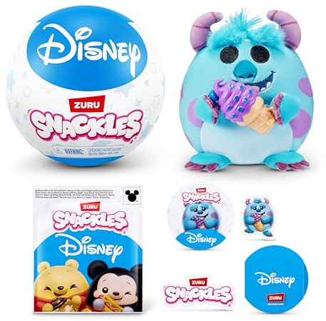 Snackles Disney plysch (sortiment av kapslar) 12 cm från ZURU