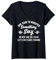 Damen Fluke Angelbekleidung – erstaunlich lustiges Fischer-Design T-Shirt mit V-Ausschnitt