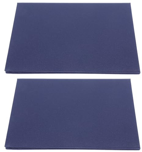 JOINPAYA Cartella Porta Certificati A4 Blu 2 Pezzi, Copertina Custodia per Diplomi e Premi, Supporto per Certificati di Riconoscimento Ufficio e Scuola