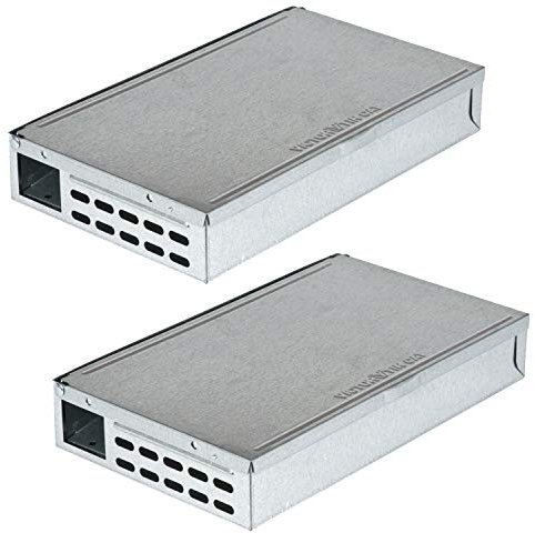 Victor M310SSR Tin Cat Multifänger-Lebendmausefalle, Innen und Außen fangen auf Humane Weise und freilassen, Mausefalle, 2 Fallen