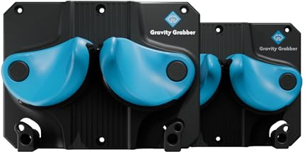 Gravity Grabber - Ultimate Ski & Snowboard Wall Rack | Secure, Non-Slip Storage | Fits Any Ski/Board | Garage Organization | Ski Storage Rack | Snowboard Storage Rack | Winter Gear Organizer | 2 Pck