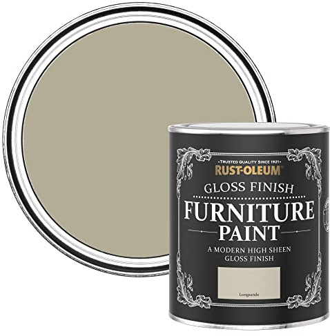 Rust-Oleum Beige Furniture & Skirting Board Paint in Gloss Finish - Longsands 750ml