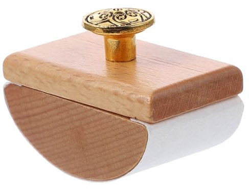 COHEALI Rocker-tintenabsorber Werkzeug Zum Schnellen Löschpapier Blotter-kunst Tintenfass Für Tauchstift Wippunterlage Aus Holz Notizbuch Büro Aluminiumlegierung Tragbar