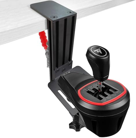 HTLAKIKJ Shifter Desk Mount - Adjustable Mount Holder for Racing Sim Shifter -Compatible with Thrustmaster TH8S & TH8A Shifter, Logitech Driving Force Shifter
