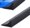 Silikon Wasserstopper Schwallschutz 200CM, 4CM*1.5CM Begehbare Dusche Boden Wassersperre, Silikon Duschschwelle für Rahmenlose Duschtür, Water Stopper Strip für Nass- und Trocken-Trennung (Schwarz)