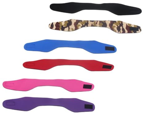 SUPVOX Fascia per Orecchie da Nuoto Fissa i Chioma e Mantiene Viso 6 Pezzi in Neoprene Fascia Sportiva per Doccia e Yoga per Adulti e Adolescenti