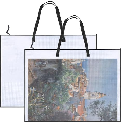 2 carpetas de tamaño A2, carpeta de arte, pósteres, documentos, viajes