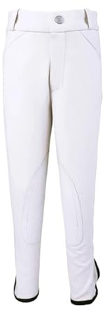 CIOPLJHKL Pantalones de Montar for niños, elásticos, Suaves y Transpirables, Equipo equitación for para Deportes Al Aire Libre