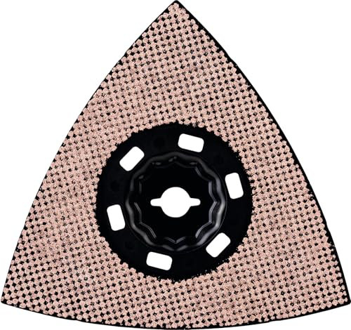 Bosch Professional 1x Hoja de multiherramienta Expert Sanding Plate MAVZ 116 RT10 (para Madera dura, Madera blanda, Ø 116 mm, grano 100, accesorios Multiherramienta)