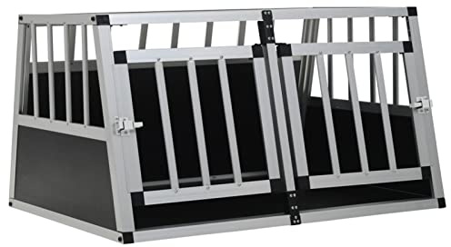 Norheim Jaula para Transporte Caja de Transporte Jaulas para Perros Aluminio 89 x 69 x 50 cm