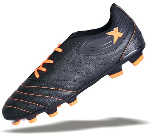 XXUMA Men Women Turf Professional Indoor Outdoor Unisex Football Boots Size 10 Multi Orange