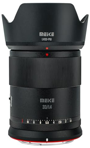 Meike 33 mm F1.4 Autofokus große Blende STM Schrittmotor APS-C Portrait Objektiv kompatibel mit Nikon Z Mount Kameras Z50 Z5 Z6 Z7 Z6II Z7II Z30 Zfc im APS-C-Modus