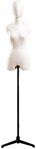 CWCQGH Présentoir à vêtements pour mannequins, mannequins féminins, présentoirs de vêtements de mariée, Accessoires, Fer à Repasser, étagère réglable en Hauteur