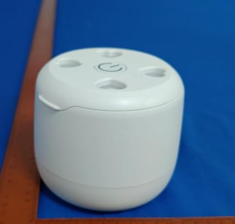 Ultralent Ultraschallreinigungsgerät mit UV | 45000Hz, 25W, 200ml | 4 Modi Zahnprothesenreiniger Geräuscharm Dental Pod für Zahnschiene Reinigung Zahnersatz Aligner & Retainer Cleaner| Tragbar (Weiß)