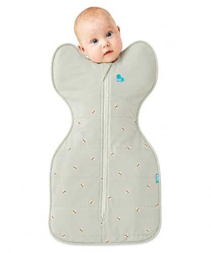 Love To Dream™ Swaddle UP™ - Recién nacido de 2.2-3.8 kg - Algodón verde oliva | Ajuste cómodo, apoya una rutina de sueño saludable | 2.5 tog, ideal para invierno y otoño (16-20°C) | Algodón lavable a