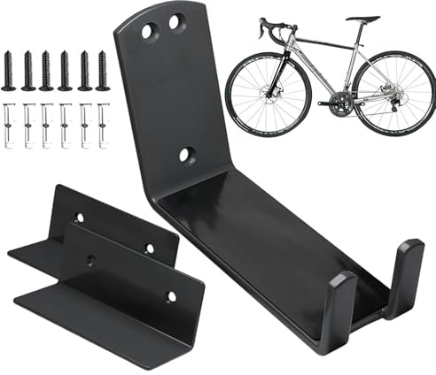 Ganci Per Bicicletta Per Parete Del Garage - Ganci Per Pedali A Risparmio Di Spazio Per Esposizione | Supporto Montaggio Bici Da Parete | Per Ciclismo Montano E Bici Da Strada E Casa E Abitazione E Es
